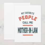 Invitation Dons de la Fête des mères pour adolescentes (Devant / Derrière)