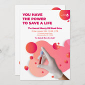 Invitation Dons de sang (Devant / Derrière)