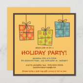 Invitation Dons funestes Fêtes de Noël (Devant / Derrière)