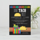 Invitation Don't Taco 'Bout Surprise Anniversaire (Debout devant)