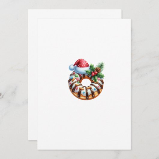 Invitation donut  (Devant / Derrière)