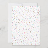 Invitation Donut 5e anniversaire : Cinq est si doux (Dos)