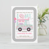 Invitation Donut Anniversaire Promenade Par Anniversaire Para (Debout devant)