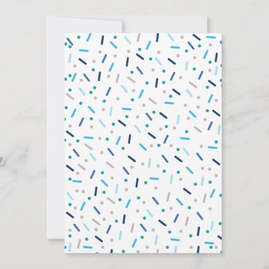 Invitation Donut Birthday Invitation, tu ne veux pas manquer  (Dos)