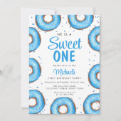 Invitation Donut Boy fête son premier anniversaire (Devant)