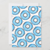 Invitation Donut Boy fête son premier anniversaire (Dos)