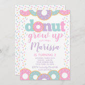 Invitation Donut Crois Pas (Devant / Derrière)