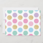 Invitation Donut Grow Up Unicorn Anniversaire Photo Invitatio (Dos)