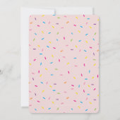 Invitation DONUT joli mignon buffet sucreries entre (Dos)