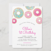 Invitation DONUT joli mignon buffet sucreries entre (Devant)