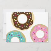 Invitation Donut Parsemé d'Amour Baby Sprinkle (Dos)