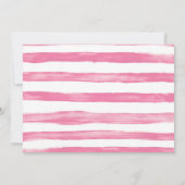 Invitation Donut saupoudre les filles roses 1er anniversaire (Dos)