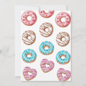 Invitation Donut Two Sweet Girl Sprinkings 2e anniversaire (Dos)