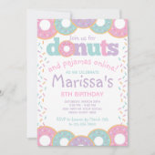 Invitation Donuts et Pajamas (Devant)