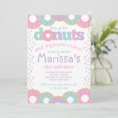 Invitation Donuts et Pajamas (Debout devant)