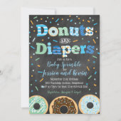 Invitation Donuts et plongeurs Baby Boy Sprinkboard (Devant)