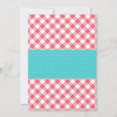 Invitation Donuts Genre révéler l'invitation de la fête (Dos)