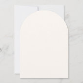 Invitation Doodle Champagne Whimsical Bow Mariage (Dos)