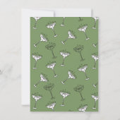 Invitation Doodle croquis Funky Champagne Mariage (Dos)