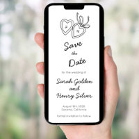 Doodle de serrure de coeur Whimsical Sketch STD nu