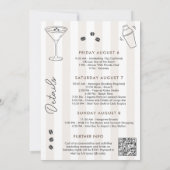 Invitation Doodle Espresso Martini Social Club Bachelorette (Dos)