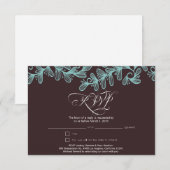 Invitation Doodle Feuille (Devant / Derrière)