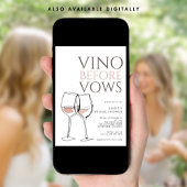 Invitation Doodle Illustration Vino Before Vows Enterrement d