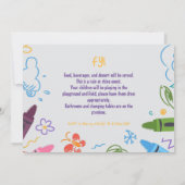 Invitation Doodle Kindergarten Graduation Picture Party (Dos)