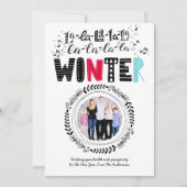 Invitation Doodle moderne scandinave PHOTO Folk Art amusant (Devant)