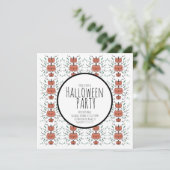 Invitation Doodles Citrouilles de la fête d'Halloween (Debout devant)