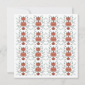 Invitation Doodles Citrouilles de la fête d'Halloween (Dos)