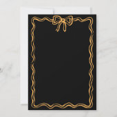 Invitation Doodles tirés à la main Classic Graduation Cap Par (Dos)