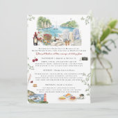 Invitation Door County Bachelorette Weekend Itinerary  (Debout devant)