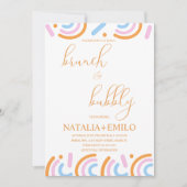 Invitation Dopamine Bridal Shower Brunch (Devant)