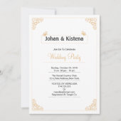 Invitation d'or de noce (Devant)
