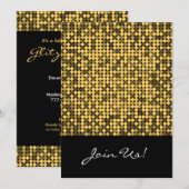 Invitation d'or du charme 5x7 (Devant / Derrière)