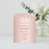 Invitation d'or rose (Debout devant)