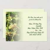 Invitation d'orchidées (Devant / Derrière)