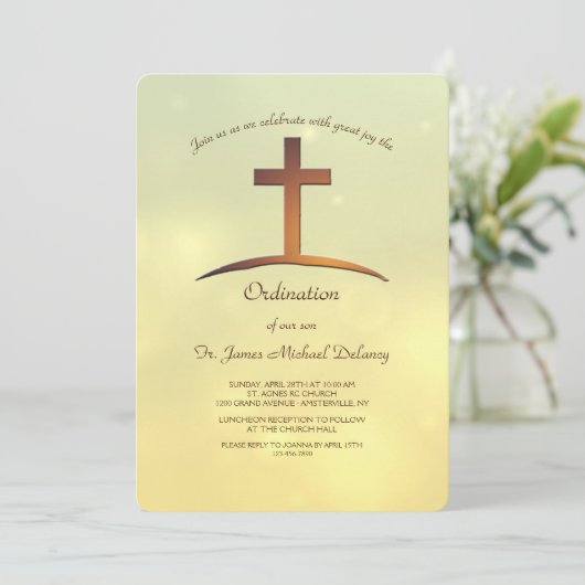 Invitation d'ordination de la Sainte Croix (Debout devant)