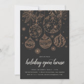 Invitation Doré | Holiday Open House Party (Devant)