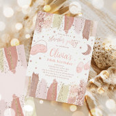 Invitation Dormir de bois fête d'anniversaire Tee Tween Party