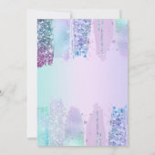 Invitation Dormir de bois fête d'anniversaire Tee Tween Party (Dos)