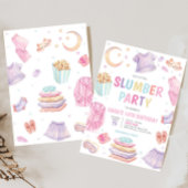 Invitation Dormir de bois sur l'invitation de fête d'annivers