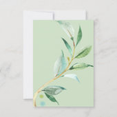 Invitation Dormir Koala Baby shower Prédictions et bien voulo (Dos)