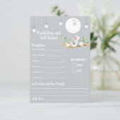 Invitation Dormir Koala Baby shower Prédictions et bien voulo (Debout devant)