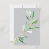 Invitation Dormir Koala Baby shower Prédictions et bien voulo (Dos)