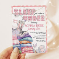 Dormir rose moderne et amusant sous la fête d'anni