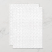 Invitation Dot, Dove Grey (Devant / Derrière)