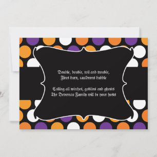Invitation Dotée De La Fête D'Halloween