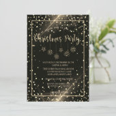 Invitation Dots d'or, Boules de Noël Société Fête de Noël (Debout devant)